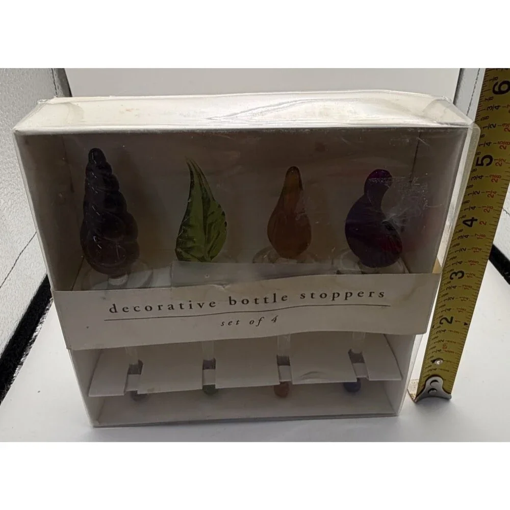 Pier 1 Imports Decorative Bottle Stoppers – Elegant Bar & Kitchen Décor